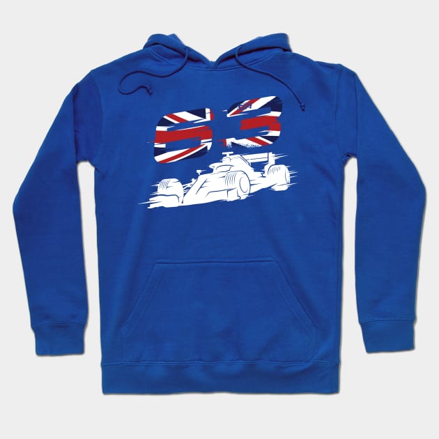 We Race On! 63 [Flag] Hoodie by DCLawrenceUK